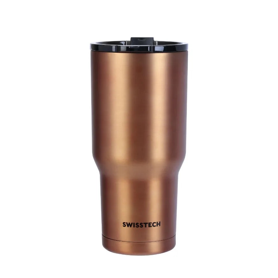 Becher Bronze 30oz Water Bottle Triple-Wall Copper Lined Leak Proof