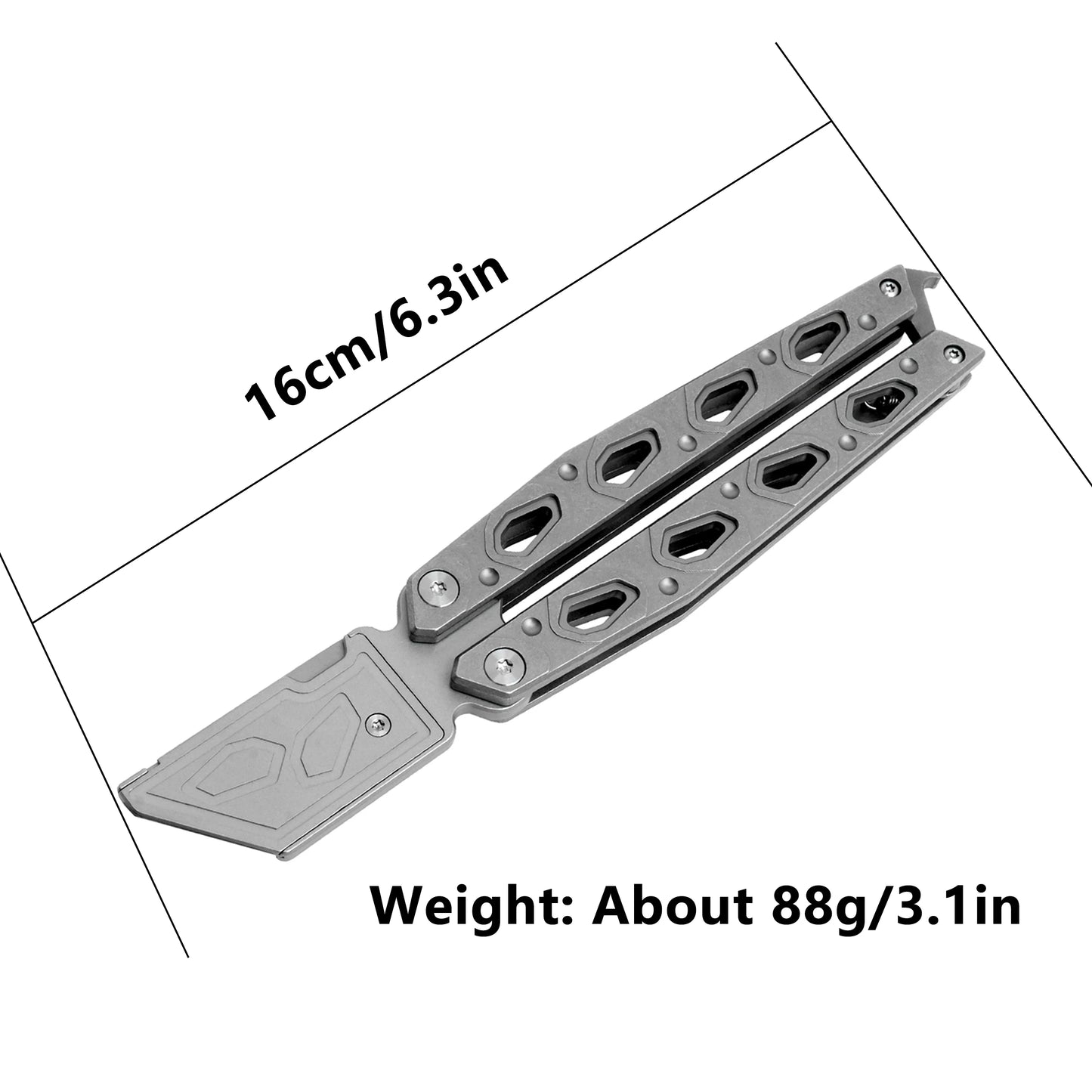 TGZUODIY Titanium EDC Tool With Clip Bottle Opener