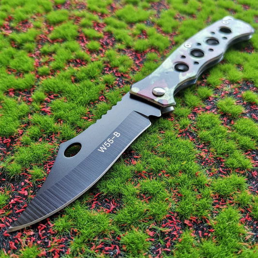 Doom Blade Tactical Folding Knife For Outdoor Camping And EDC