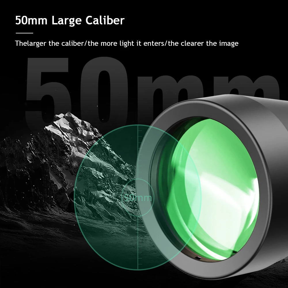 Professional HD Zoom Binoculars With BAK4 Prism Night Vision Waterproof