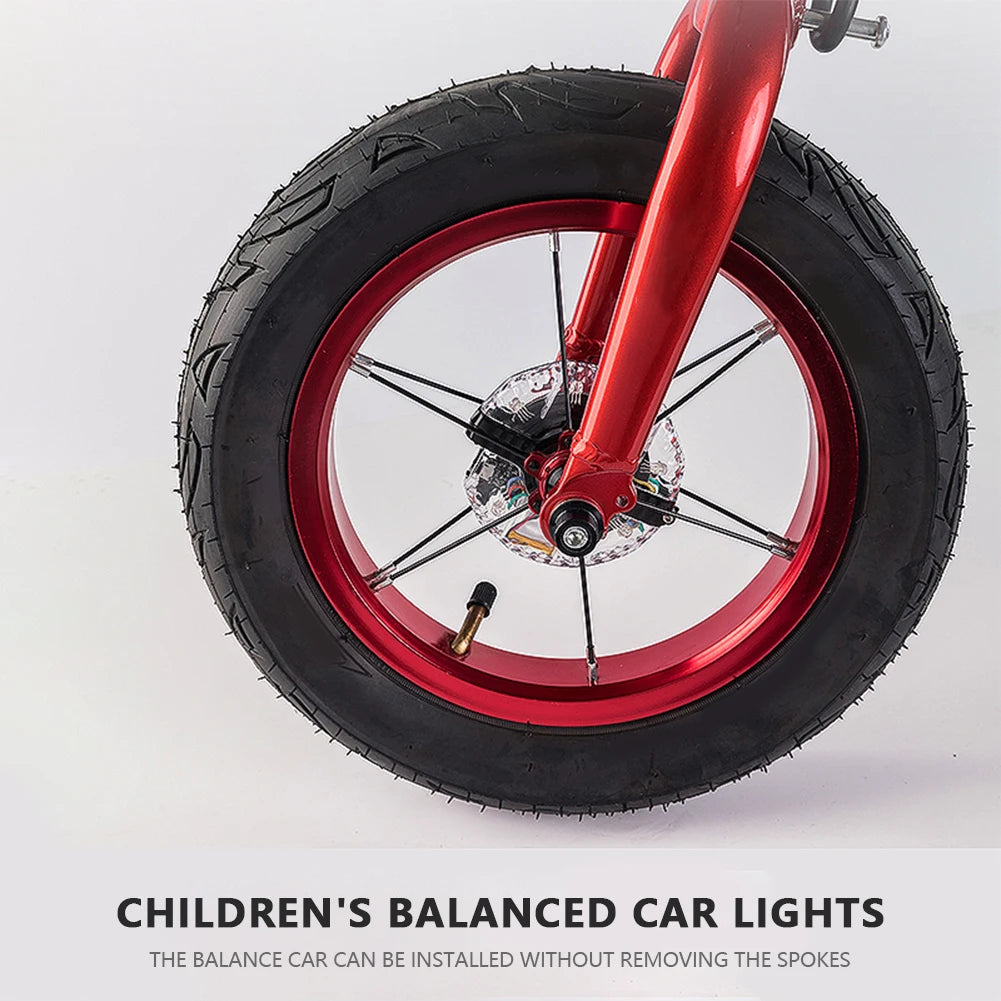 Colorful Bicycle Spoke Lights 300mAh Bike Hub Spoke Lamp USB Rechargeable Waterproof Universal Cycling Accessories