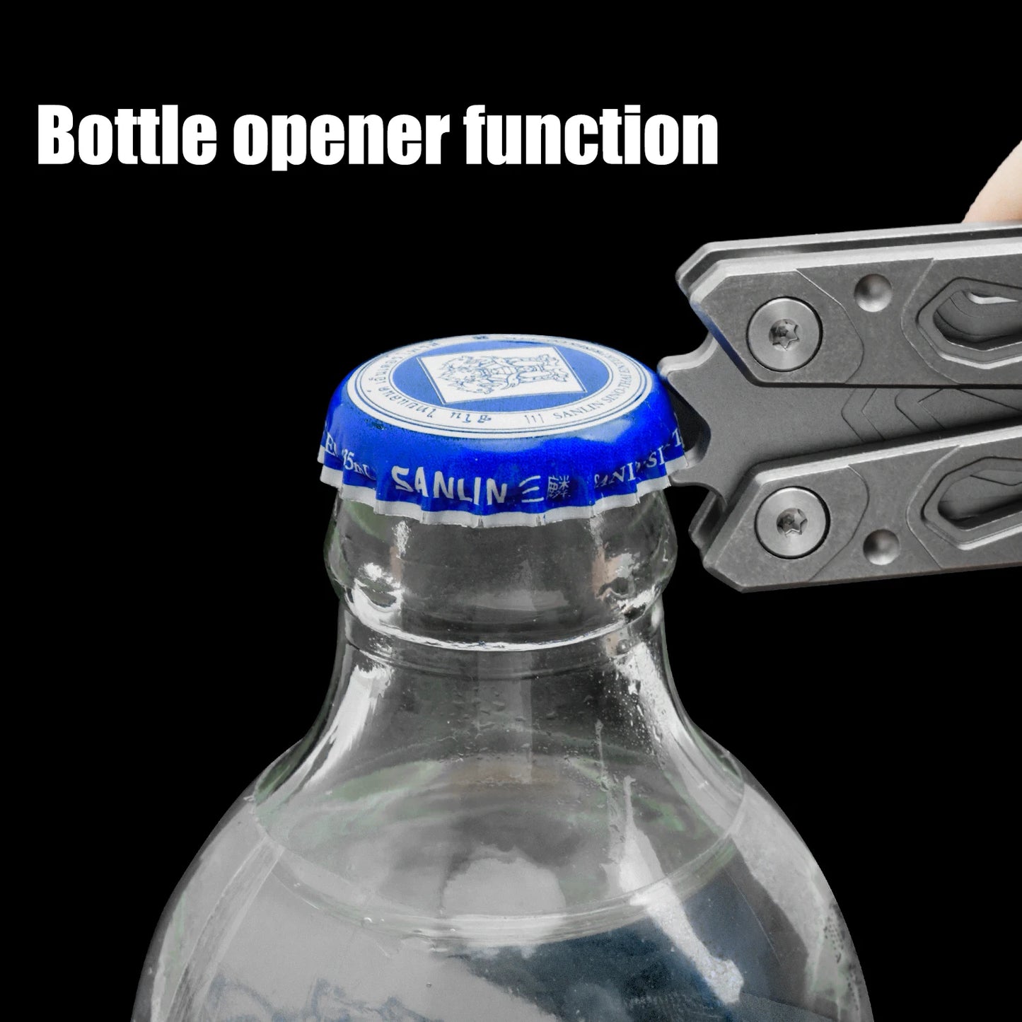 TGZUODIY Titanium EDC Tool With Clip Bottle Opener