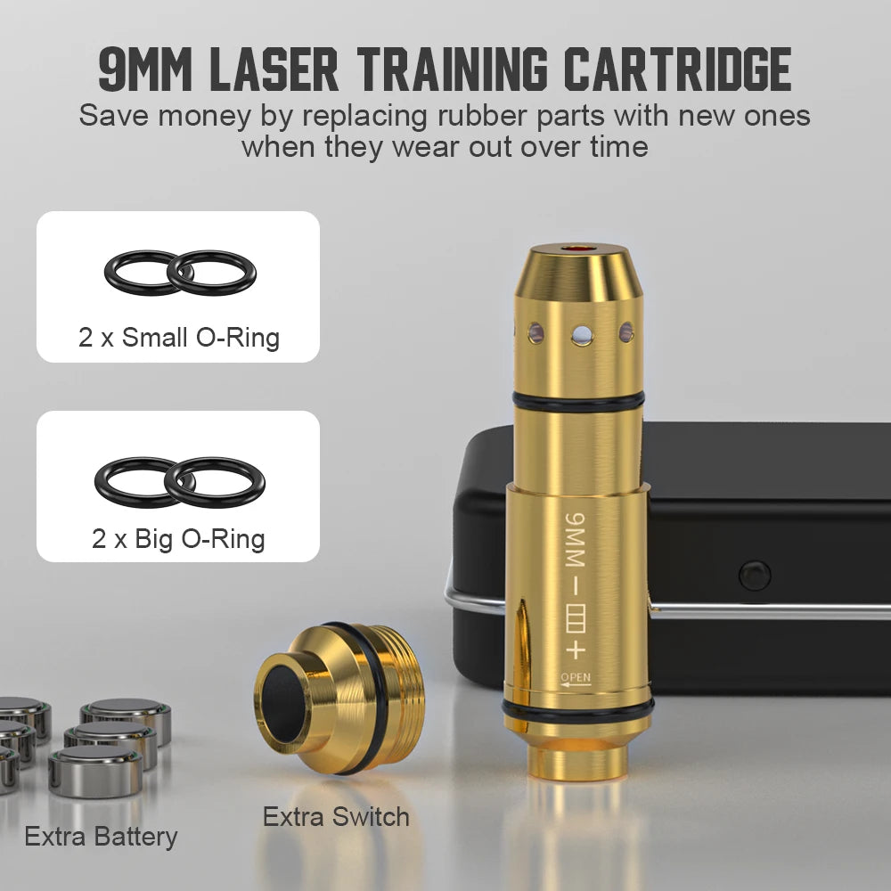Laser Training Cartridge For Pistol Dry Fire Red Dot Marksmanship