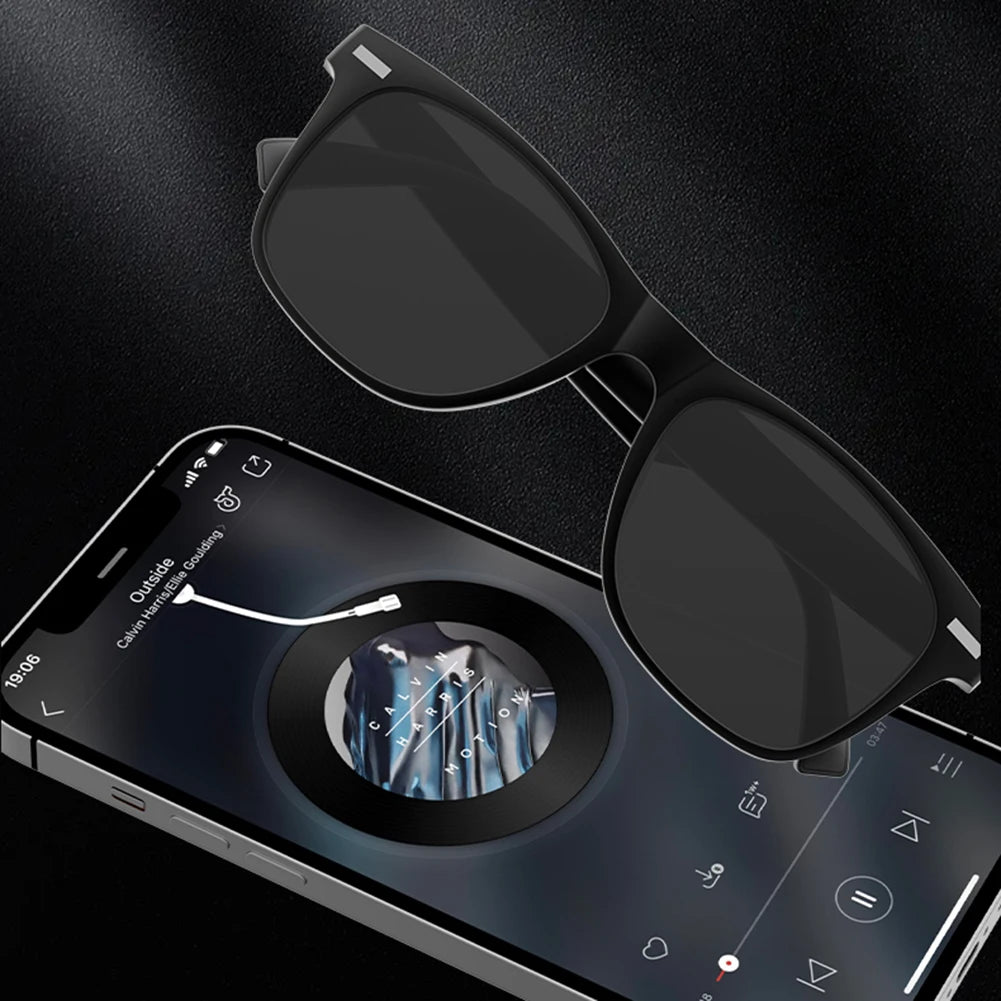Alloet Smart Glasses AI Voice Assistant Camera Glasses Open Ear