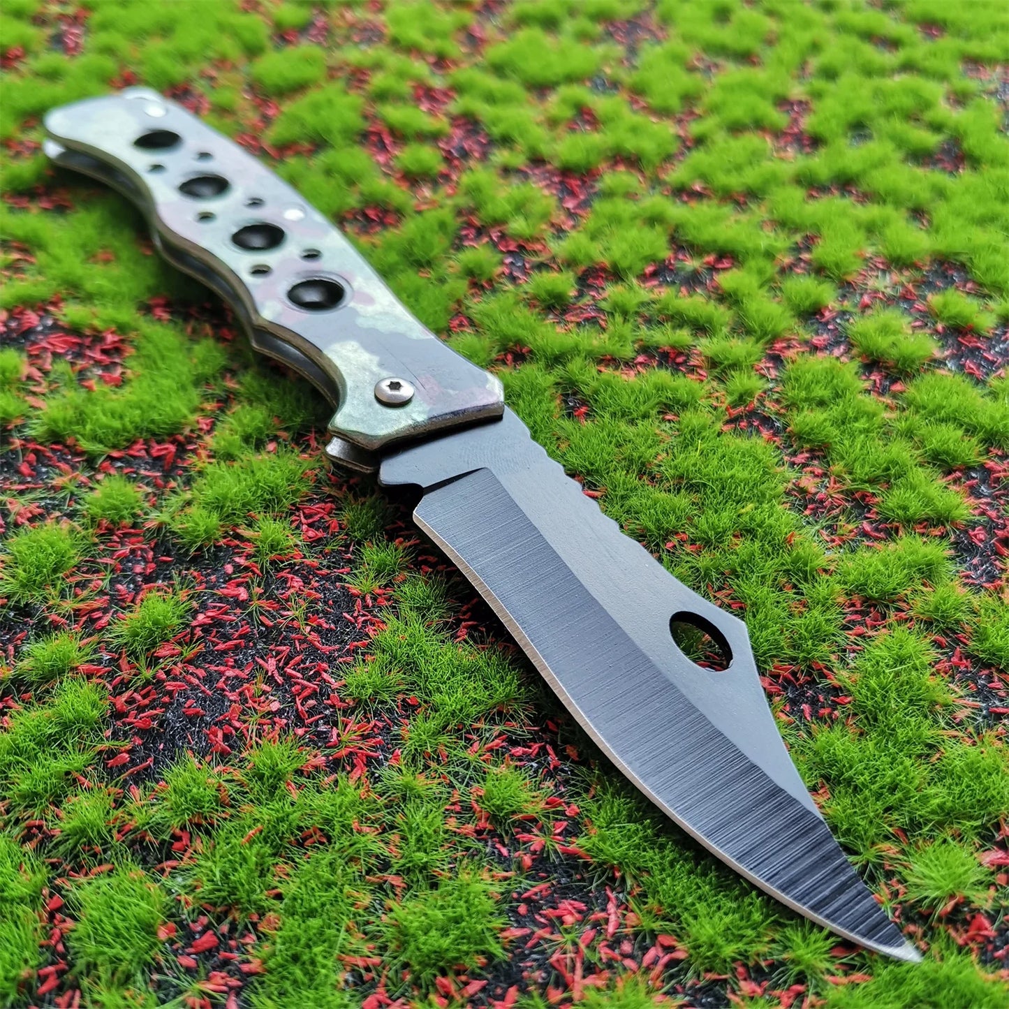 Doom Blade Tactical Folding Knife For Outdoor Camping And EDC