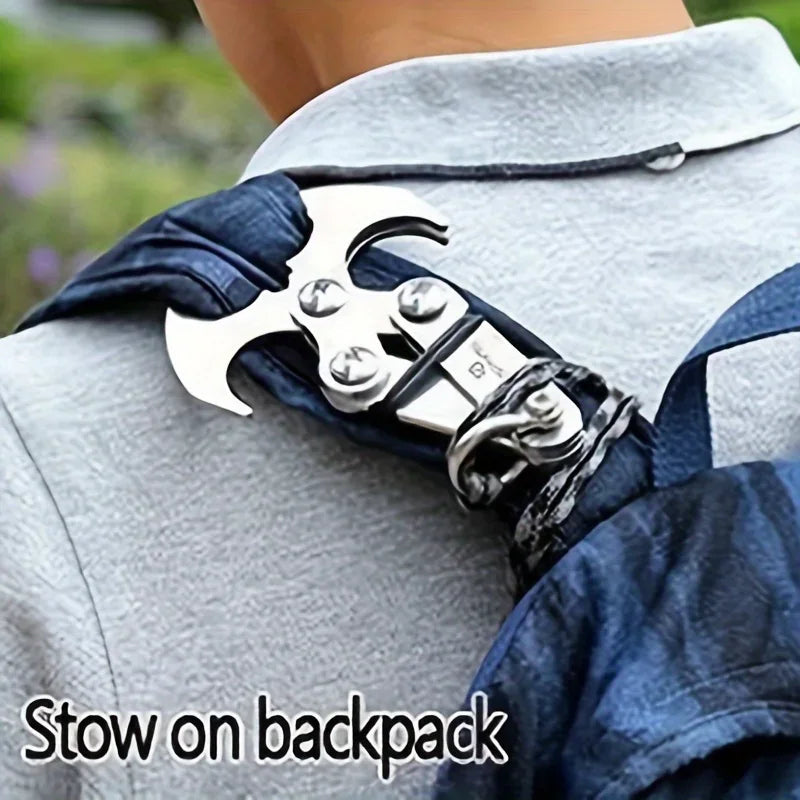 Stainless Steel Folding Grappling Hook For Outdoor Adventures
