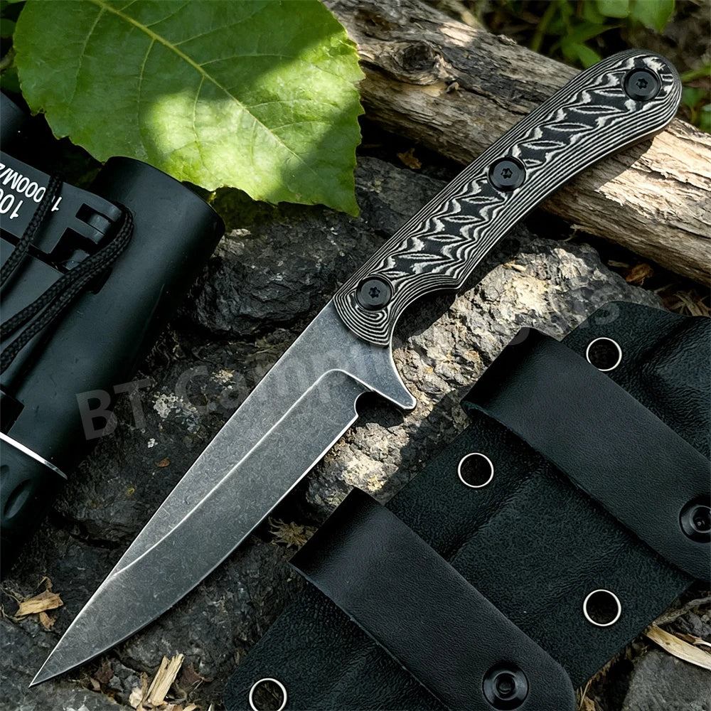 Premium Quality Straight Knife Outdoor Backpacking Hunting Fishing Portable EDC Holiday Gifts Essential Equipment Utility Tool