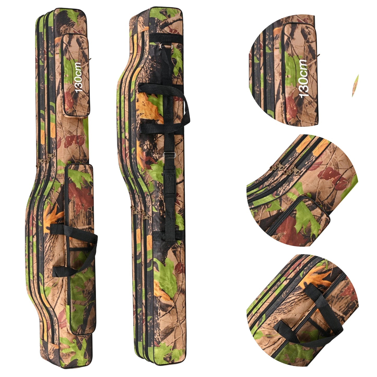 Waterproof Oxford Fishing Pole Storage Bag Tackle Case