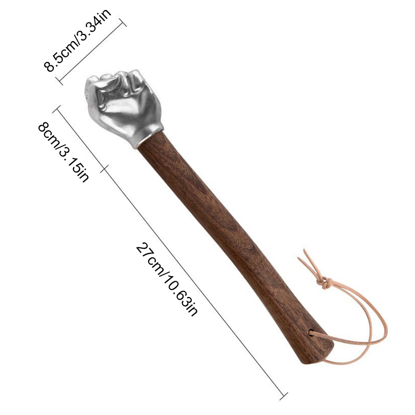 Fist Hammer Multifunctional with Wooden Handle Sledge Hammer for Outdoor Camping