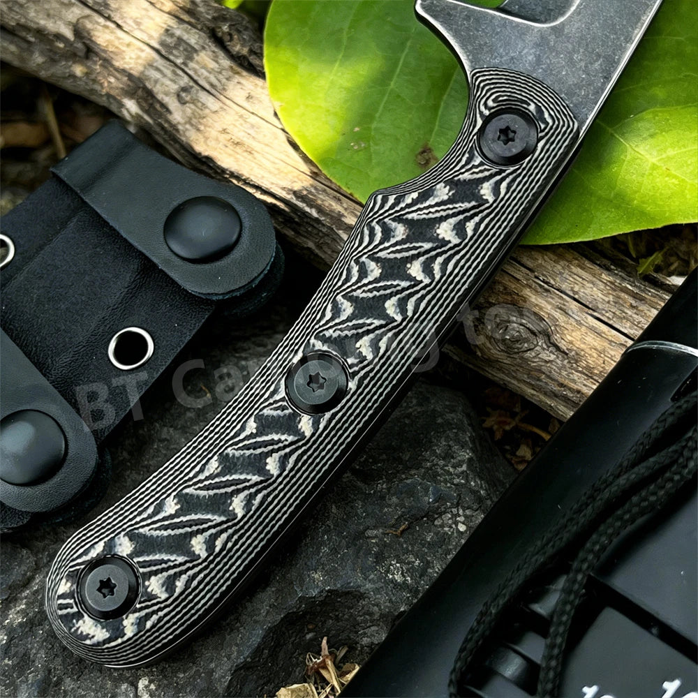 Premium Quality Straight Knife Outdoor Backpacking Hunting Fishing Portable EDC Holiday Gifts Essential Equipment Utility Tool