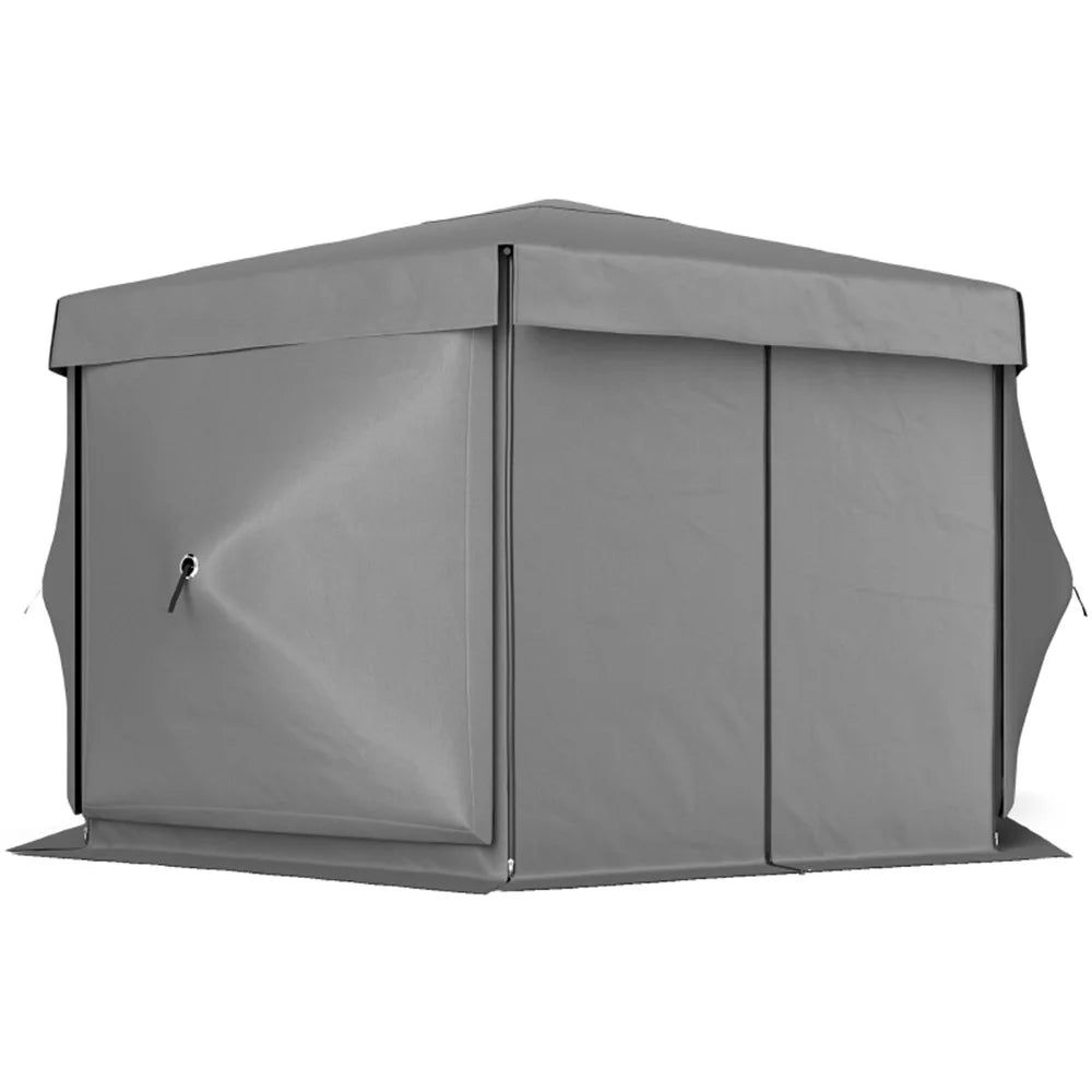 Pop Up Gazebo Canopy Tent Large Space Lightweight for Camping Travel