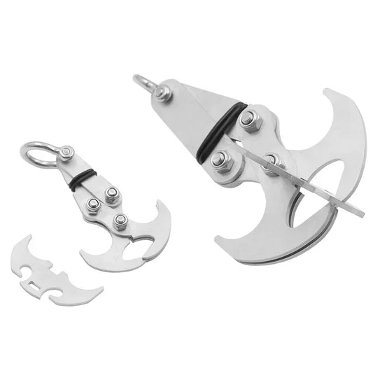 Stainless Steel Folding Grappling Hook For Outdoor Adventures