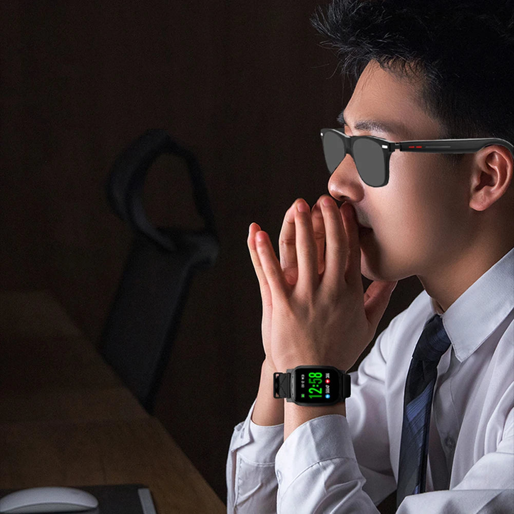 Alloet Smart Glasses AI Voice Assistant Camera Glasses Open Ear