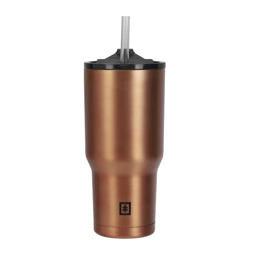 Becher Bronze 30oz Water Bottle Triple-Wall Copper Lined Leak Proof