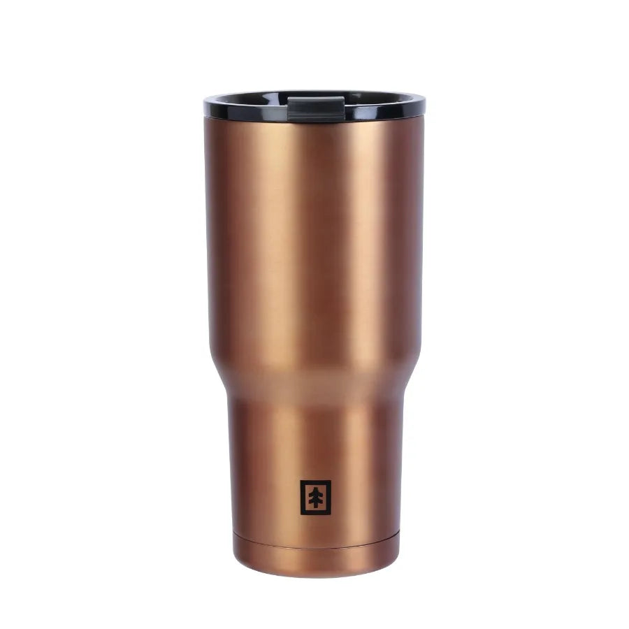 Becher Bronze 30oz Water Bottle Triple-Wall Copper Lined Leak Proof